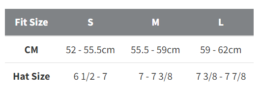Bern helmet size deals chart